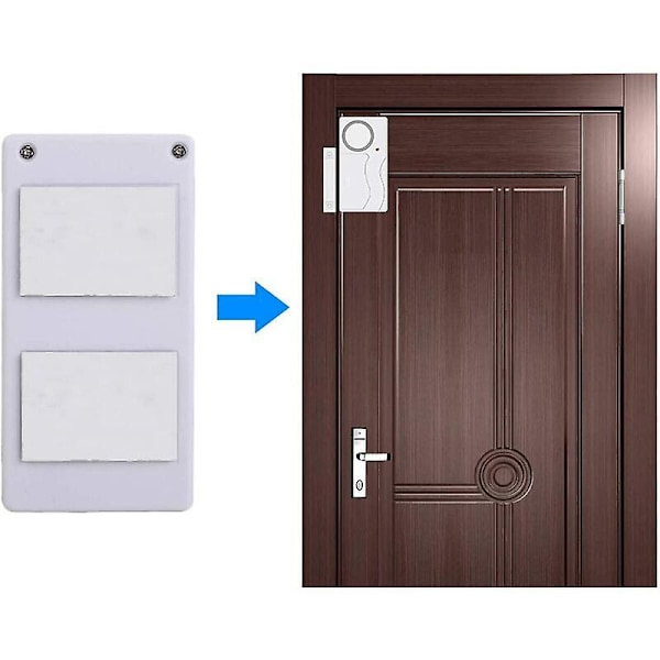 Trådlöst Dörrlarm Fönsteröppnare Larm Hemsäkerhetssensor Poollarm Barnsäkerhet Stöldskydd (2-pack)
