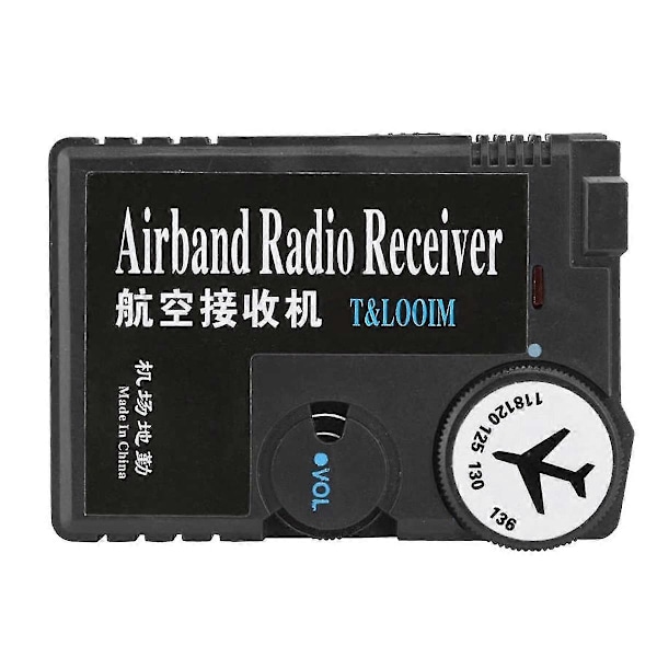 118-136mhz Airband Radio Receiver High Sensitivity Air-to-ground Aeronautical Band Receptor Digital