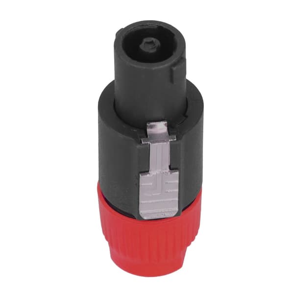 4-pack Twist Lock högtalarkabelkontakt, CNL4FC (röd)