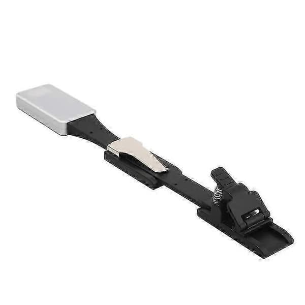 LED Leselys USB Lading Klype Lys (Svart)