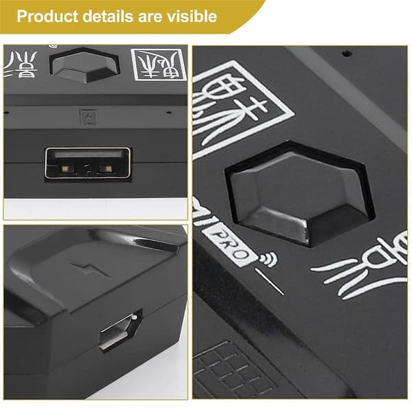 Plug and Play Gamepad PUBG Mobile Controller Gaming Keyboard Mouse Converter Bluetooth 5.0 för Android Adapter