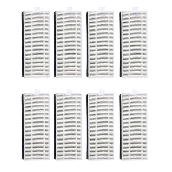 8 stk. Hepa Filter Reservedele til Deebot OZMO U2 / U2 Pro Robot Støvsuger Reservedele