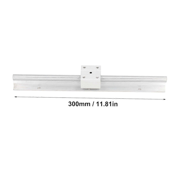 Høykvalitets 2 STK SBR12 300mm Lineær Guide Full Støtte Lineær Guide med Lineærlager