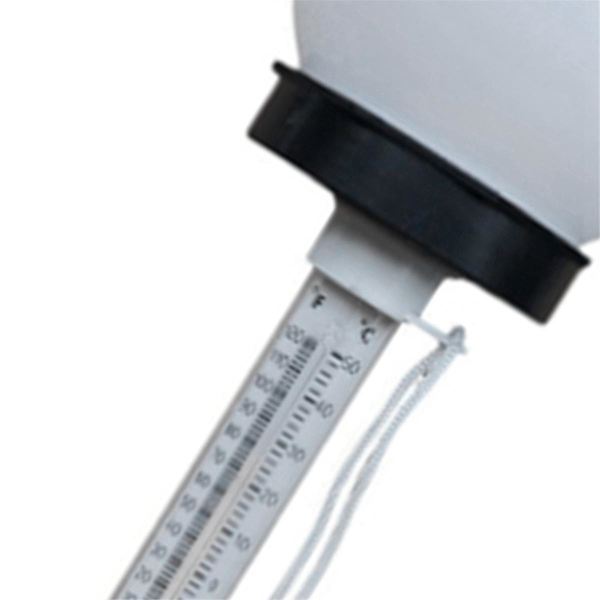 Pooltermometer Flytande Pooltermometer med Solcellsdriven LED-lampa för Pool Damm Spa Badtunna W