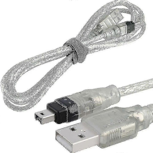 USB & Firewire IEEE 1394-kabel for Mini DV HDV videokamera til PC-redigering