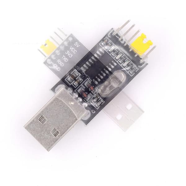 3 stk USB til RS232 TTL Konverter Adaptermodul/USB TTL Konverter UART Modul CH340G Modul 3.3V 5V Switch