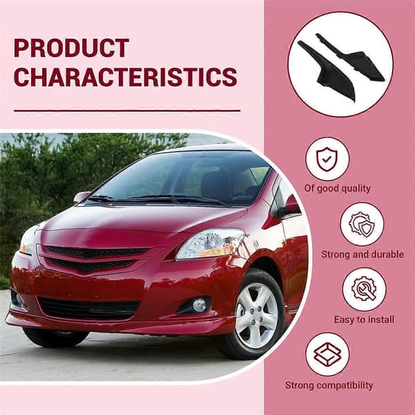 Frontrute Vannsamlingshette Viskerdeksel Deflektor for Vios Yaris L 2014 2015 2016 2017 2018 2019