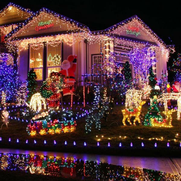 10M LED Fairy String Lights Battery Powered Copper Wire Lamp Waterproof Christmas Decoration