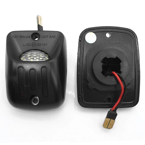 Røde og Hvide LED Bil Nummerpladelys Auto Baglygte Nummerplade Lamper Samling til 1995-2004