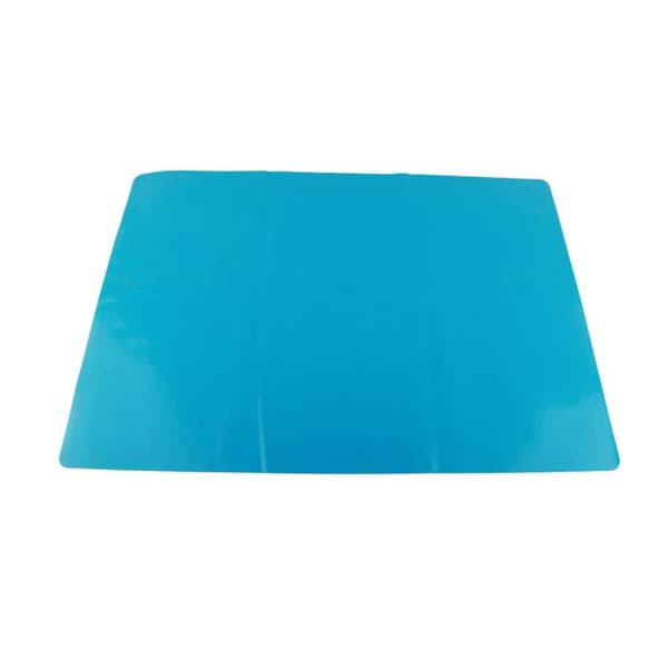 Non-stick silikone bageunderlag med mål - bagetilbehør (blå, 50x70cm)