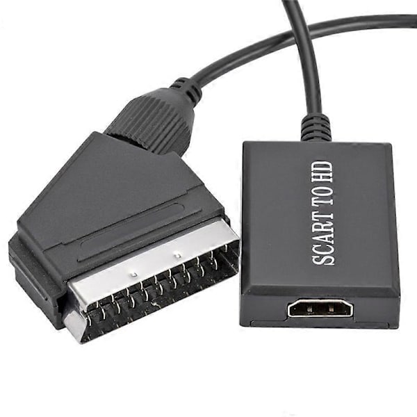 HDMI til SCART-kabel HDMI til SCART-adapter HDMI til SCART-konverter Videoadapter 2022