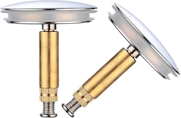 Justerbar Badekarprop Badekar Afløbsprop Universal Badekarprop Premium Kvalitet Holdbar Messing Vaskestop Med Forkromet Badekarprop Til Badekar