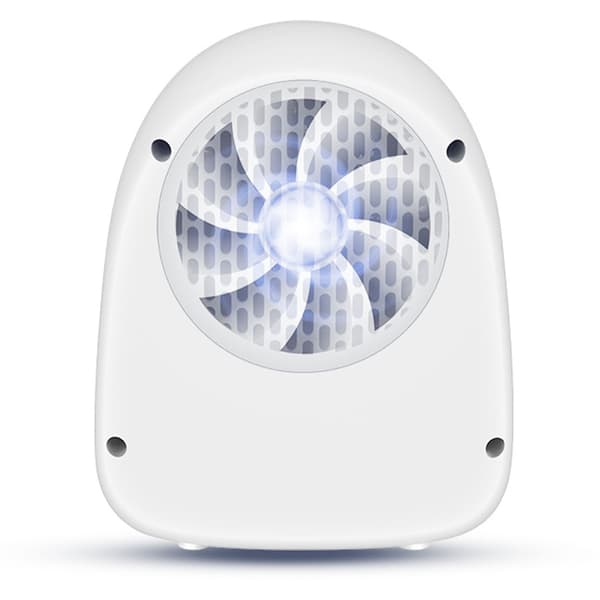 Minivarmer, rask oppvarming, overopphetingsbeskyttelse, hvit EU-plugg 220V for skrivebord