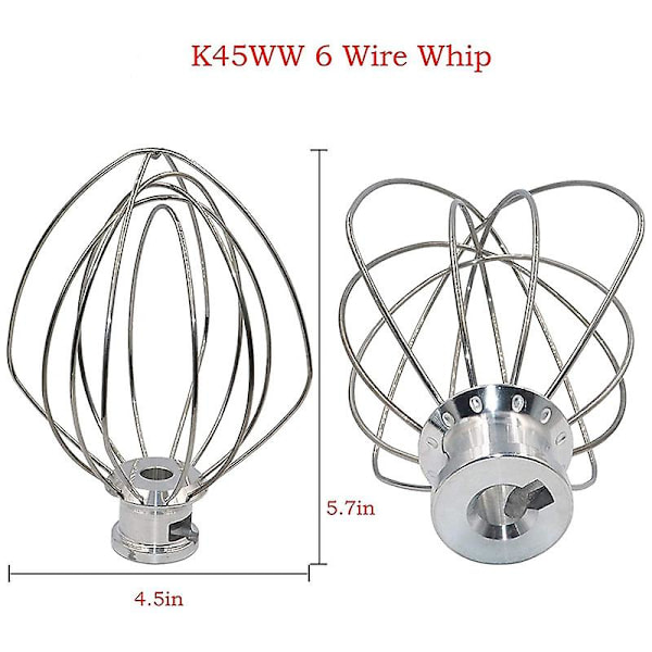 Blandarset för Ksm150 Inkluderar Degkrokar Trådvisp Och Belagd Platt Visp, 3 Stycken Stativblandare Re