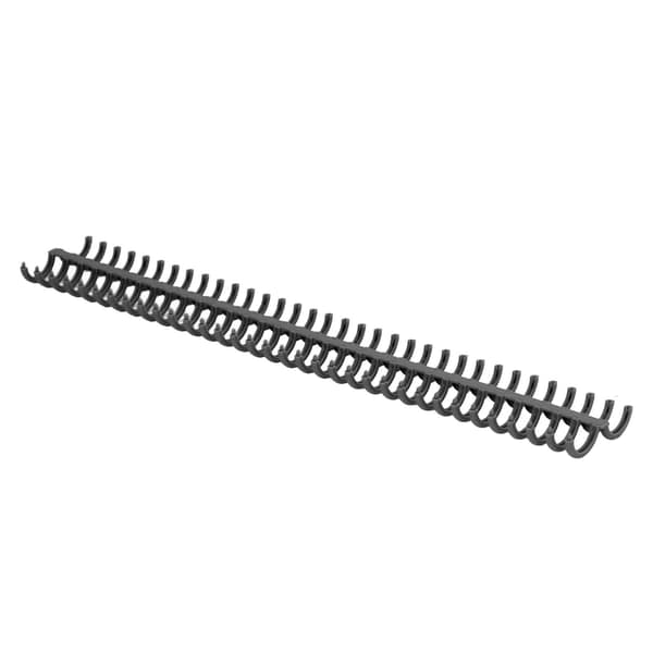 10 Pcs Binding Coils 34 Holes Polypropylene Durable Binding Spines for Office Supplies Black