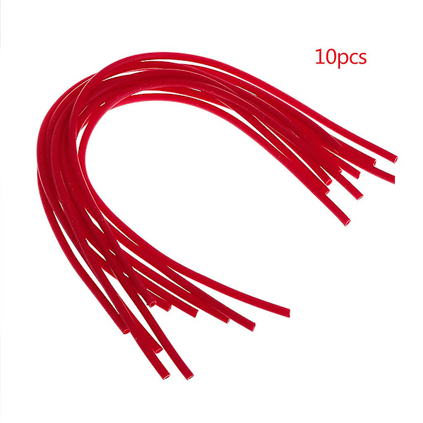 10 Pcs/set Fishing Tube Rubber Band Turnover Hook Professional Diy Handmade Rigg