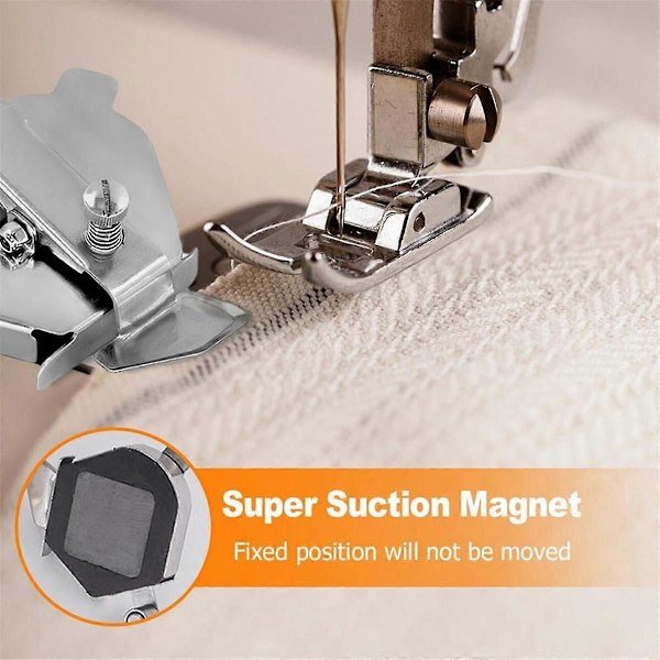 Opgraderet Multifunktionel Magnetisk Guide til Symaskine Universal Guld 1 stk