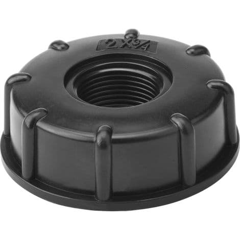 IBC Adapterhætte s60x6 til 1000 liters tank, 3/4 tomme