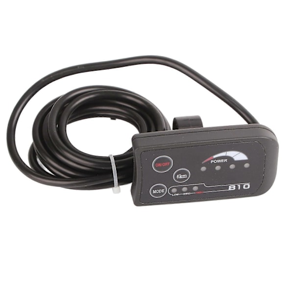 Elektrisk Cykel 810 LED Display Med 5-Leders Kabel Kontrolpanel