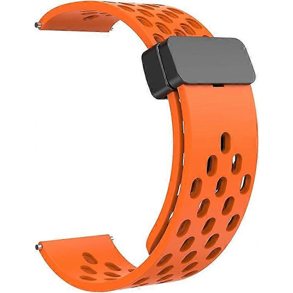 Magnetisk Urrem til Samsung Galaxy Watch 6/Watch 6 Classic/Watch 5 Pro 20mm Urrem Silikon Sportsurrem med Magnetisk Spænde Mænd Kvinder