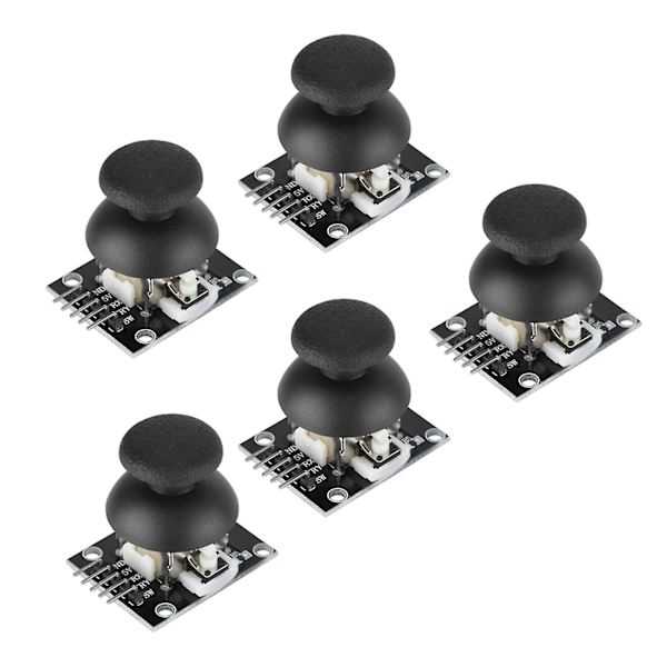 5 st Dual-axlig Joystick-modul för Arduino-spelkontroll