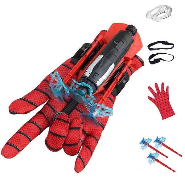Spiderman Spider Web Launcher, Superhelt, Spyttende Silkehansker, Barneleker