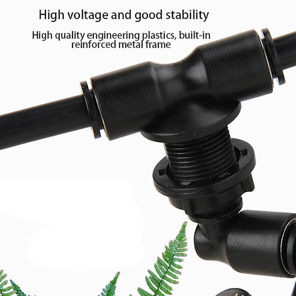 Dimma Mist Sprinkler Regnskog Tank 360 Justerbart Akvarium Vattenlevande Husdjurs Kylsystem