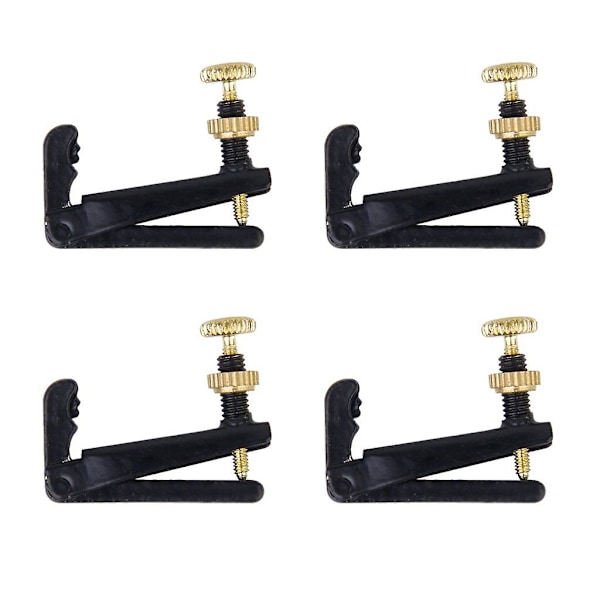 4-delt 3/4-4/4 fiolin finjusteringsstrengplate