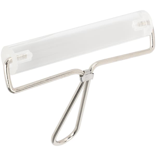 Clay Roller with Wooden Handle, DIY Acrylic Ceramic Press Tool for Pottery, Large Size