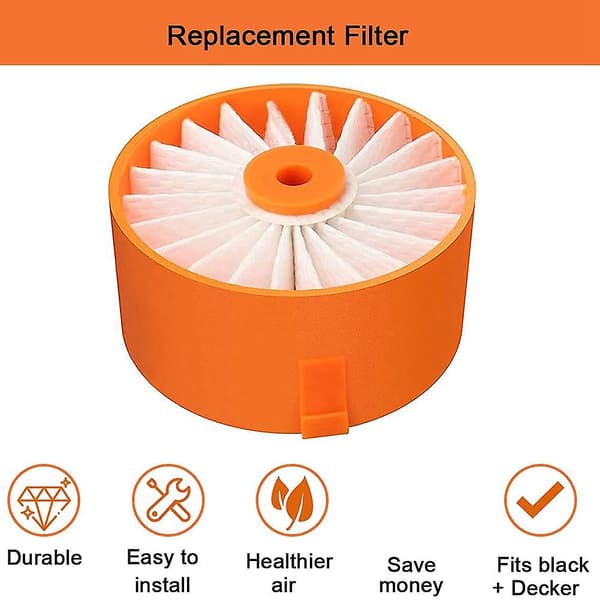 Udskiftningsfilter til BlackDecker BSV2020G BSV2020P Powerseries Extreme ledningsfri støvsuger Ac