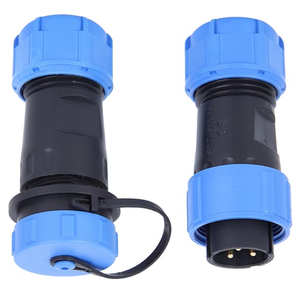 SP17 Waterproof Junction Box 3-Pin Electrical Shock Connector Distribution Cable Connection Kit