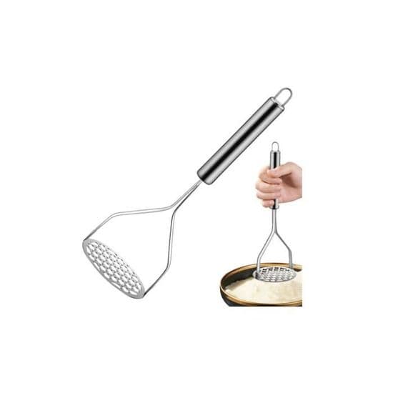 Potetmoser - Rustfritt stål - Ergonomisk - Sklisikker - Slitesterk - Tåler oppvaskmaskin
