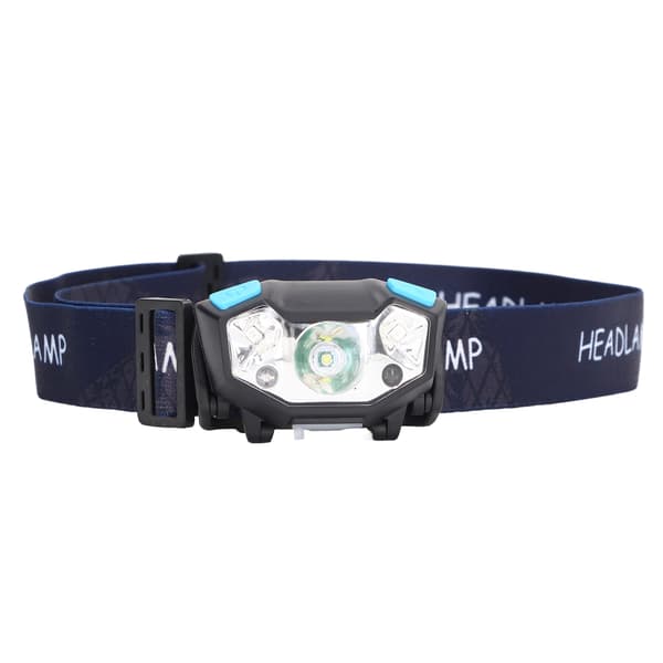Headlamp USB Charging Waterproof Headlamp High Brightness with Sensor for Outdoor Black