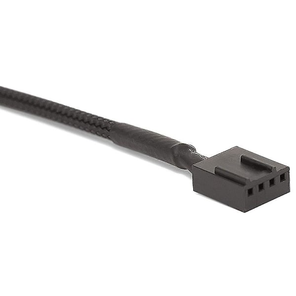 PWM-vifteforlengelseskabel - 11,8 tommers PC-vifteforlengelseskabel kompatibel med ATX-kabinett 3-pins og 4-pins kjølevifter. Slitesterk