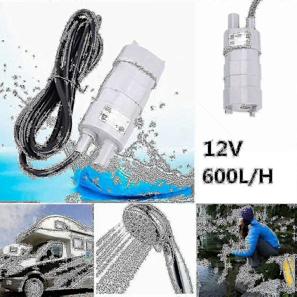 12V Uppotettava Makeanveden Pumppu 10 Lpm Sopii Thetford C2 C200 Cwe Cs C402 Kasettivessoille (paras)