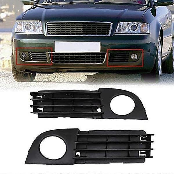 Bil Tåkelys Lampe Deksel Støtfanger Grill Passer for - A6 C5 2002-2005