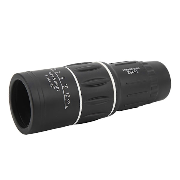 High Definition Ultra Let Lommeteleskop 16x52 Sort HD Monokular Bærbart Lommeteleskop Sort
