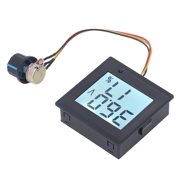 DC Motor Hastighedsregulator med Startkontakt LCD Børstet Motor Strømmåler Regulator DC12?36V