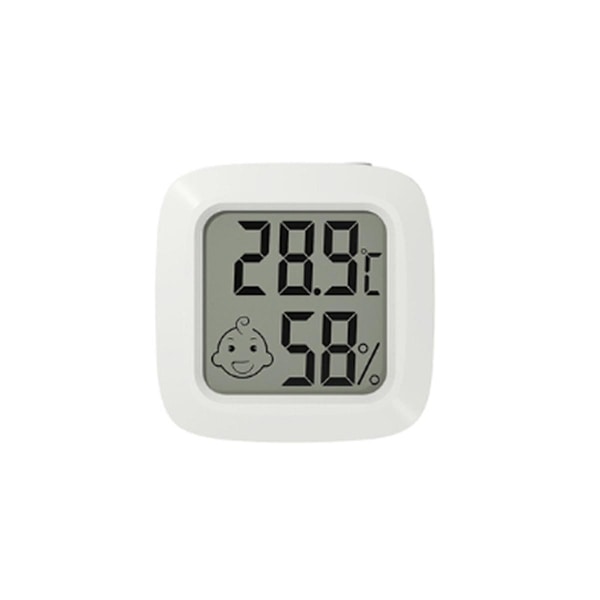 Mini LCD Digital Termometer Hygrometer Magnetisk Temperaturmätare Fuktighetssensor Väderstation