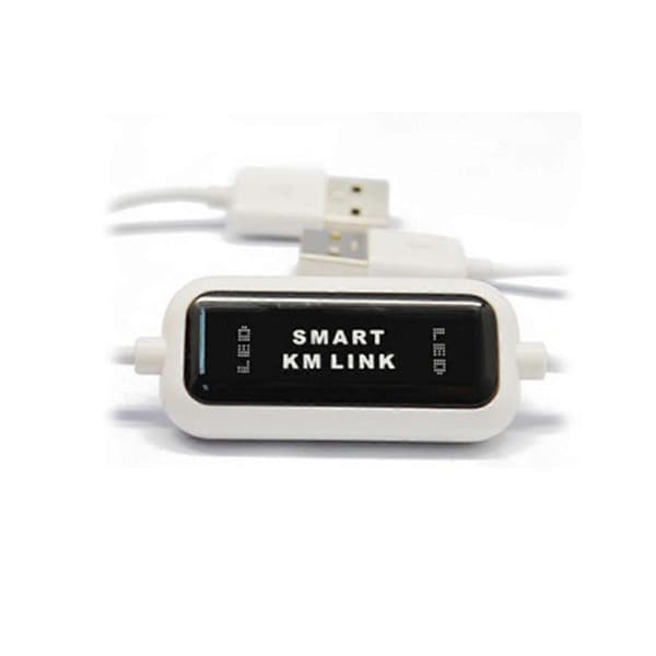 USB 2.0 Smart KM Link PC til PC Tastatur Mus Del Synkroniser Data Link USB Forlængerkabel Datafil Tr