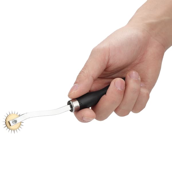 DIY Leather Craft Sewing Wheel Roulette Tool Roller Stitch Line Marking Kit