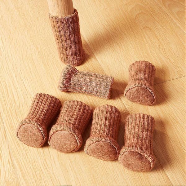 Stolbensskydd, Stickade Stolsockor, Hög Elastisk Stickad Möbelsockor, Stolsockor Repskyddande