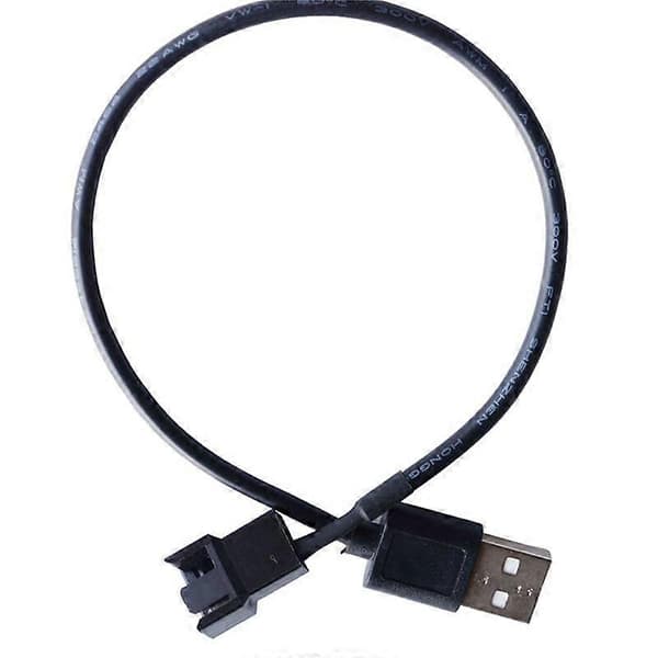 10 stk. USB til 4-pin fan adapterkabler Computer PC Fan Strømkabel Konnektor Adapter 5V USB til Compu