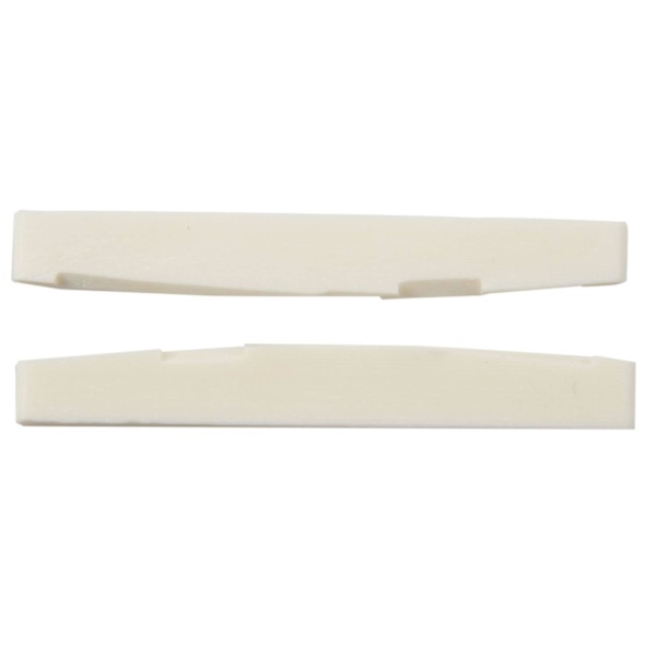 6-strängad akustisk benbrogitarr slitsad sadel gitarrdelar (2-pack)