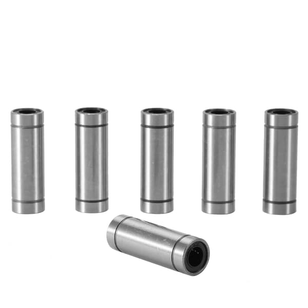 6 stk. LM8LUU Lange Lineære Kuglelejer til 8 mm Stang 3D-printer CNC-dele