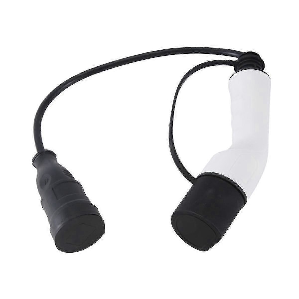 EV-stik 16A Type 2 Hanstik til Schuko Stikdåse EV-ladeadapter til EV-ladestation Elbil, EU-stik