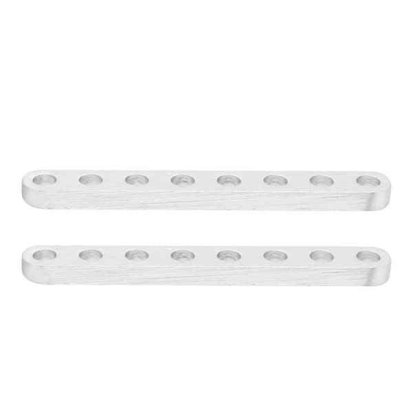 1 Pair Robotic Structure Flat Beam Part Accessory 8 Holes 3102-0008-0064 4 x 8 x 64 mm