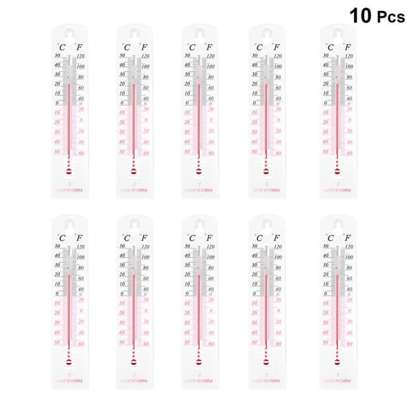 10-pack Inomhus Termometer med Noggrann Celsius och Fahrenheit Visning