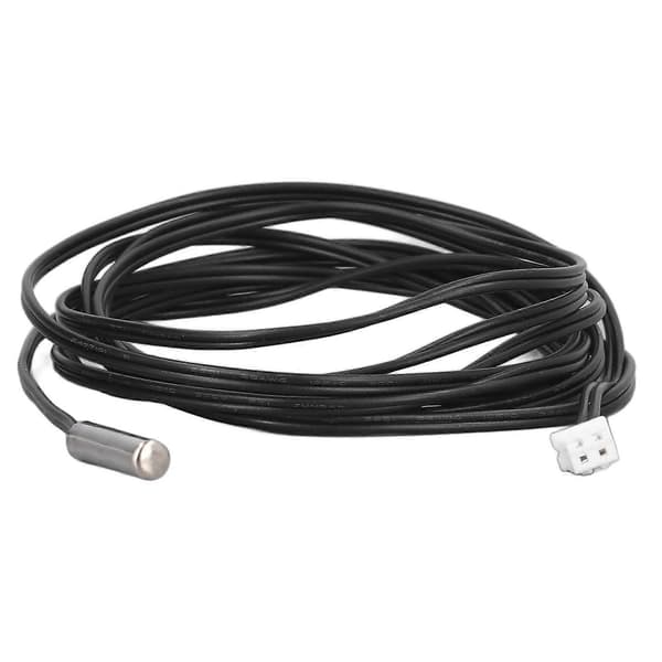 10 stk. Termistor Sensor NTC Temp Probe 5x25mm Cylindrisk Hoved 2 Meter Kabellængde 5K B3950