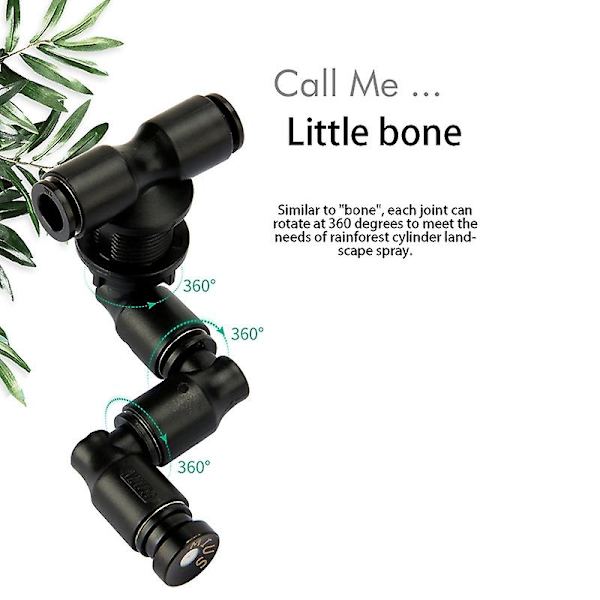 Dimma Mist Sprinkler Regnskog Tank 360 Justerbart Akvarium Vattenlevande Husdjurs Kylsystem